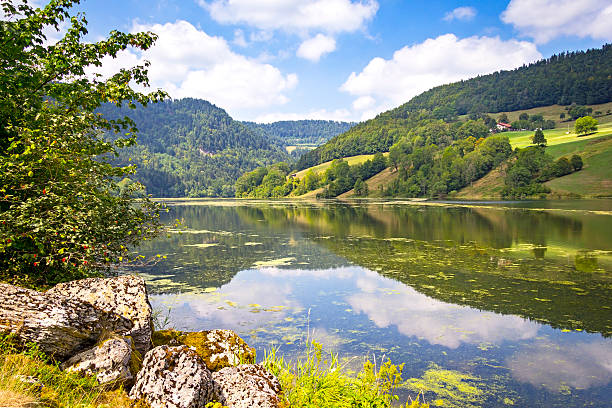 river doubs - doubs river stock-fotos und bilder