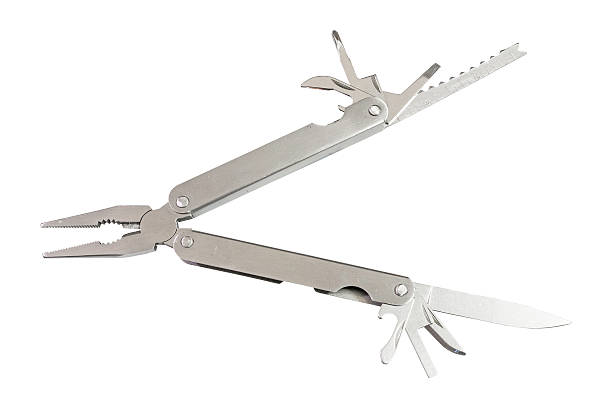 istock Pocket knife metal isolated on white background with Clipping pa 486578064