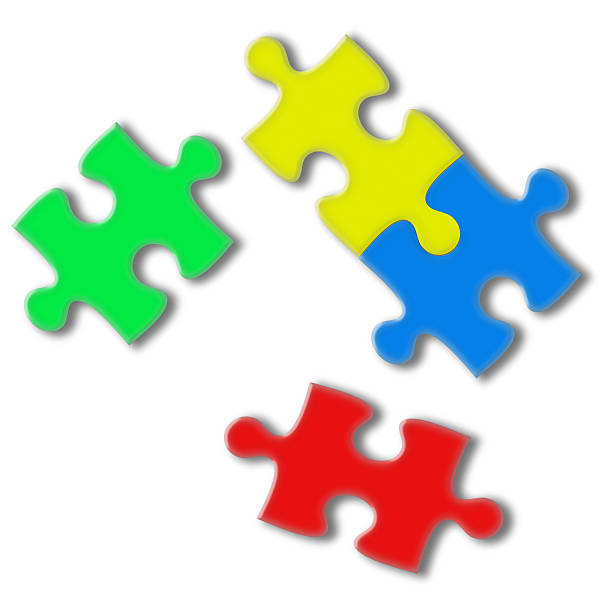 istock Closeup of puzzle pieces. 486579666