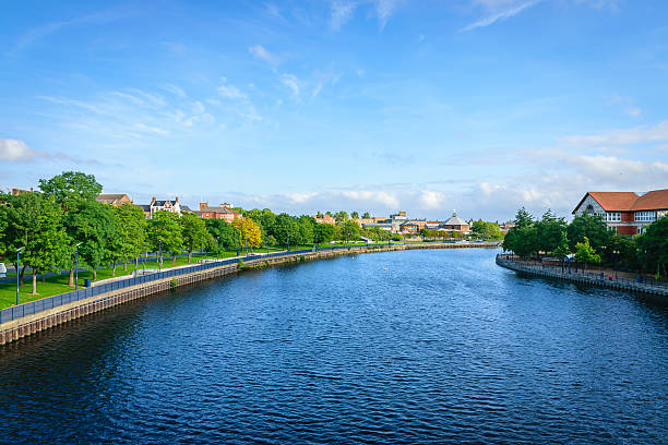 istock River tees at Stockton-on-tees, England 486584230