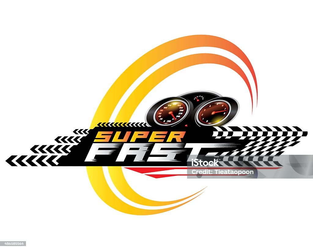 Super Fast Visual Super Fast Concept Design Vector Stock Illustration - Download Image ...