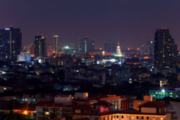 istock Blurred Photo Bangkok Cityscape. 486588124