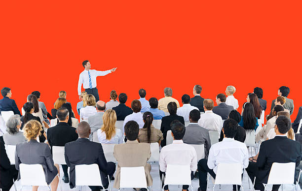 istock Business People Seminar Conference Meeting Presentation Concept 486589974