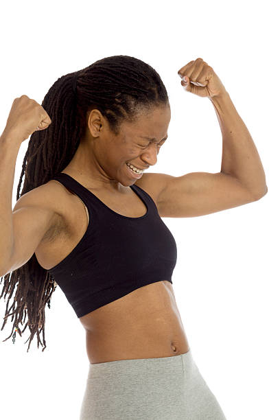 istock Model happy successful arms in the air 486590030