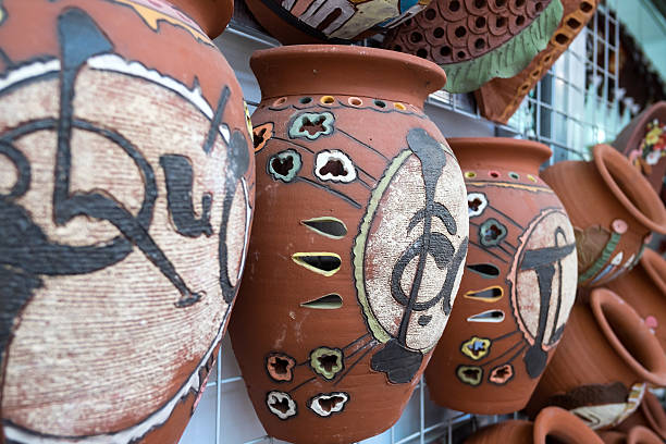 Traditional ceramic pottery in Bat Trang, Vietnam