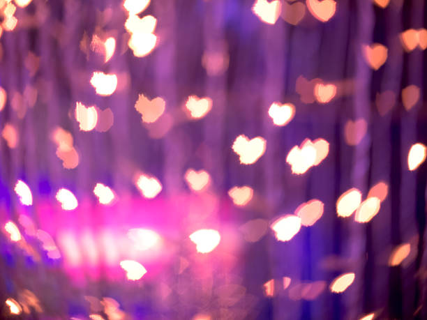 istock purple hearts bokeh Christmas 486593934