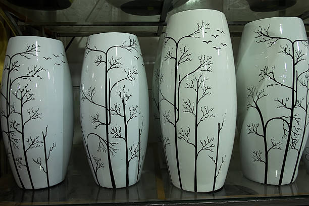 Traditional ceramic pottery in Bat Trang, Vietnam
