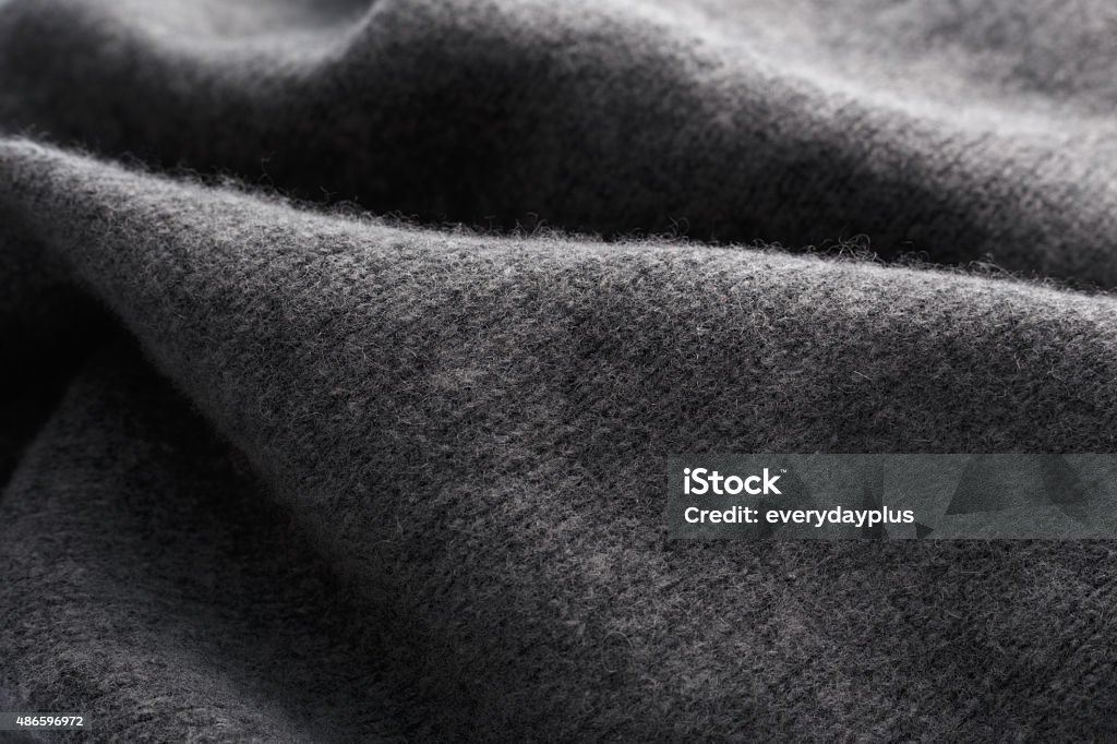 Wool fabric Wool fabric in grey close up texture 2015 Stock Photo