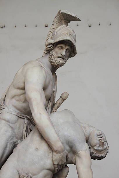 istock Greek hero Menelaus holding Patroclus 486597901