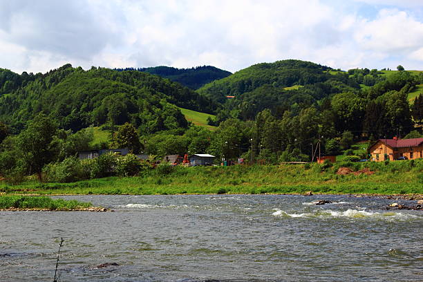 istock Spring. The Poprad River. Rytro, Poland. 486598235