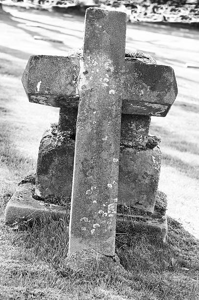 istock Old Cross in the Cemetery 486599095