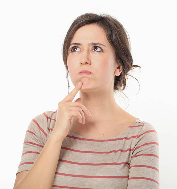istock Thinking Young Woman Portrait. 486599323