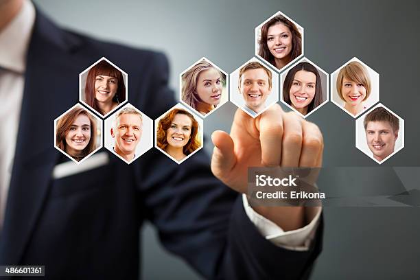 Social Networking People Stock Photo - Download Image Now - Adult, Business, Business Meeting