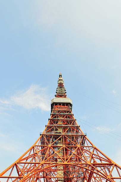 le red tour de tokyo, japon - deck surveillance contemplation tokyo prefecture photos et images de collection