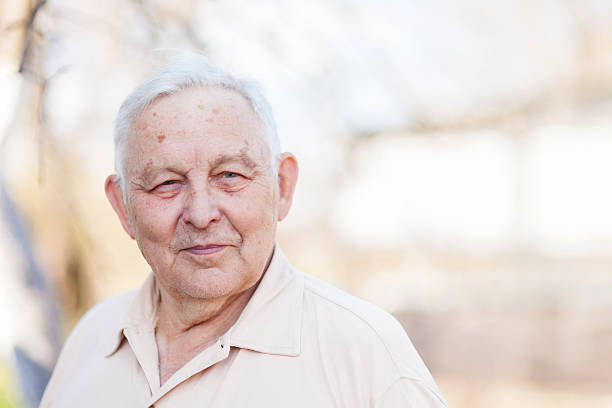 istock Senior man outdoor portrait 486603345