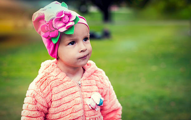 istock Girl on autumn walk 486606468