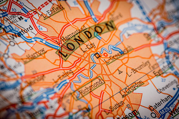 istock London City on a Road Map 486608336