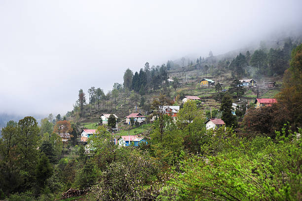 istock Village on the mountain 486610998