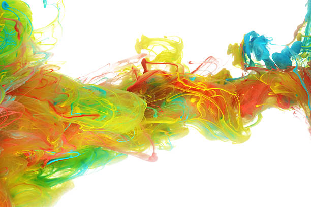 istock Colorful ink in water 486620907