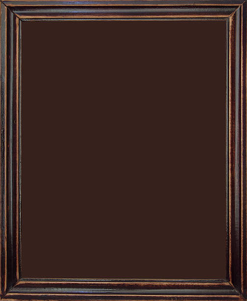 istock The wooden varnished frame for pictures 486625225