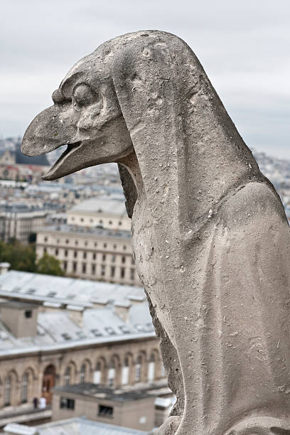 istock Chimera on Notre Dame, Paris 486625917