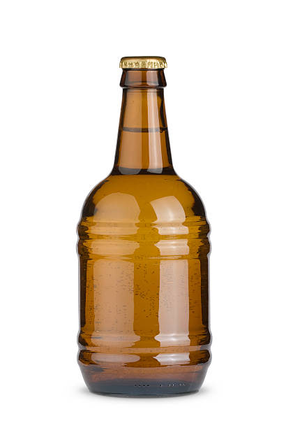 istock Brown bottle of beer. 486628758