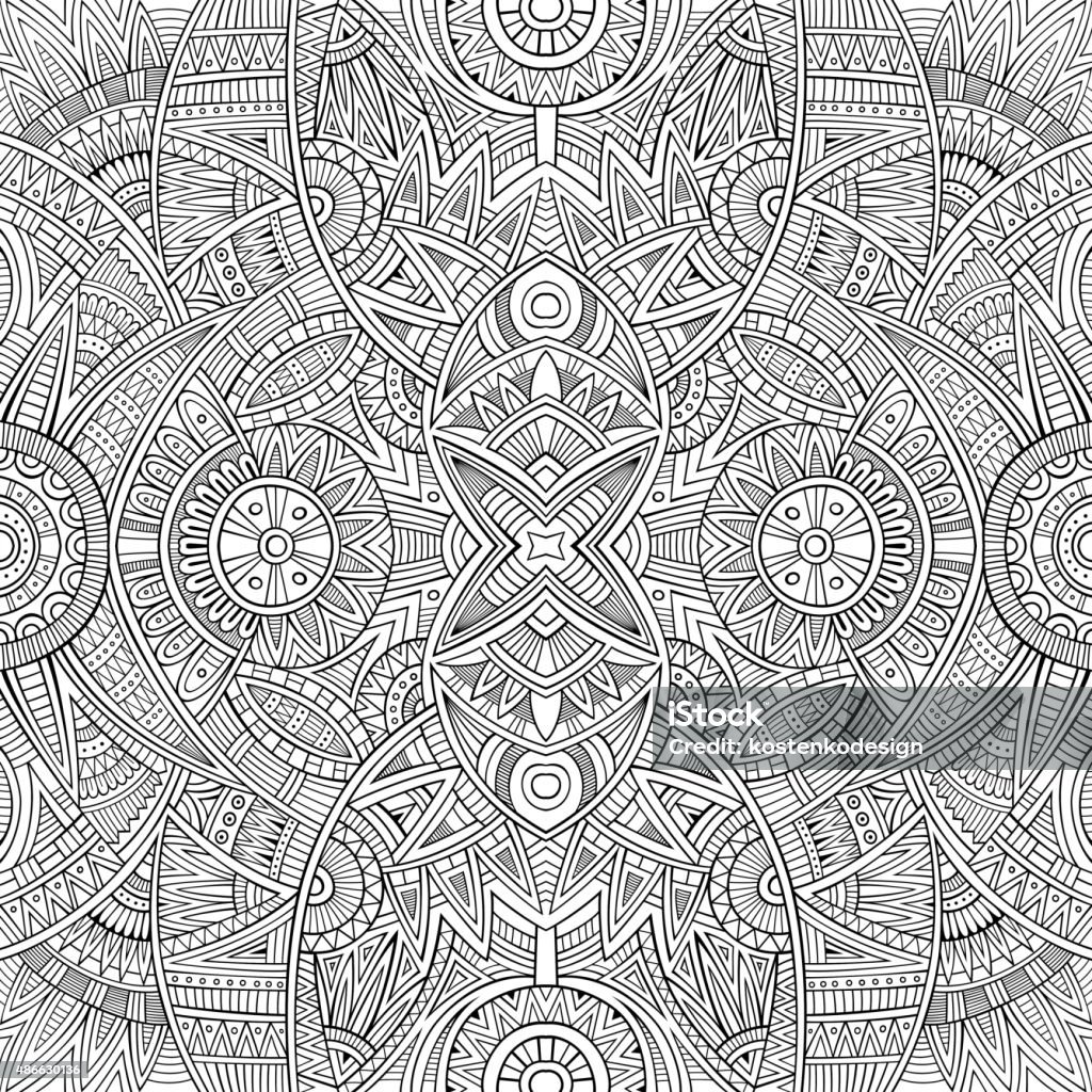 Abstract vector tribal ethnic background Abstract vector tribal ethnic background seamless pattern 2015 stock vector
