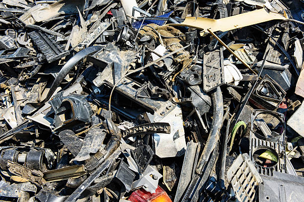 istock Dump of car wrecks 486630444