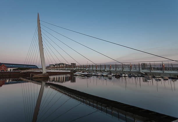 istock Sail bridge swansea 486631312