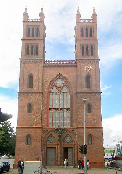 istock The Neo-Gothic Friedrichswerder Church in Berlin 486631398