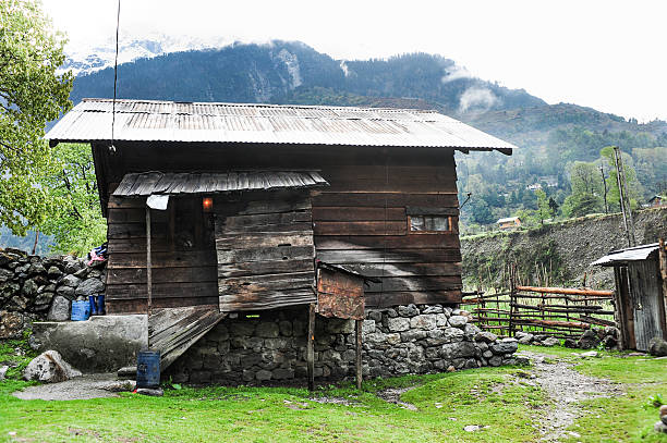 istock Local wooden house 486632172