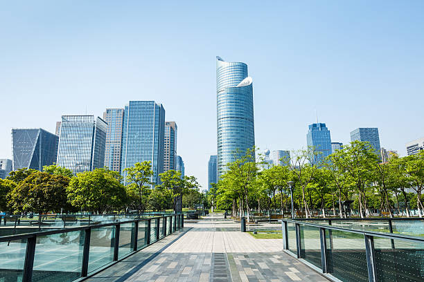 istock Hangzhou beautiful cityscape, in china 486633244