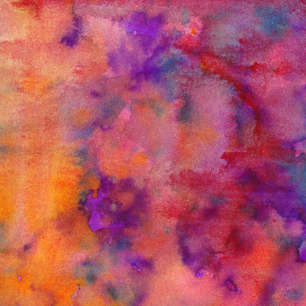 istock Vibrant colors with a tie dye effect on paper 486635848