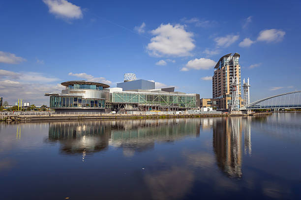 istock Salford Quays in Manchester,England UK 486636696