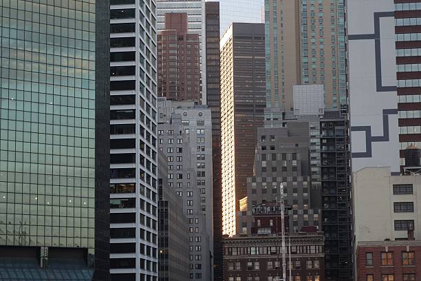 highrises of Manhattan in New York during summertime