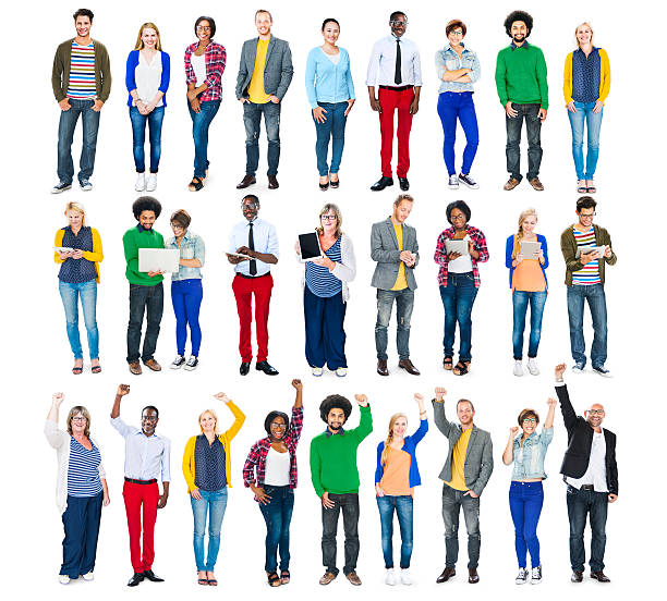 istock Group of Diverse Multiethnic Cheerful People 486638056
