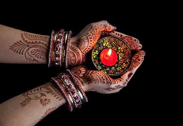Diwali celebration stock photo