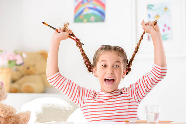 istock Energetic girl feeling jubilant 486643692