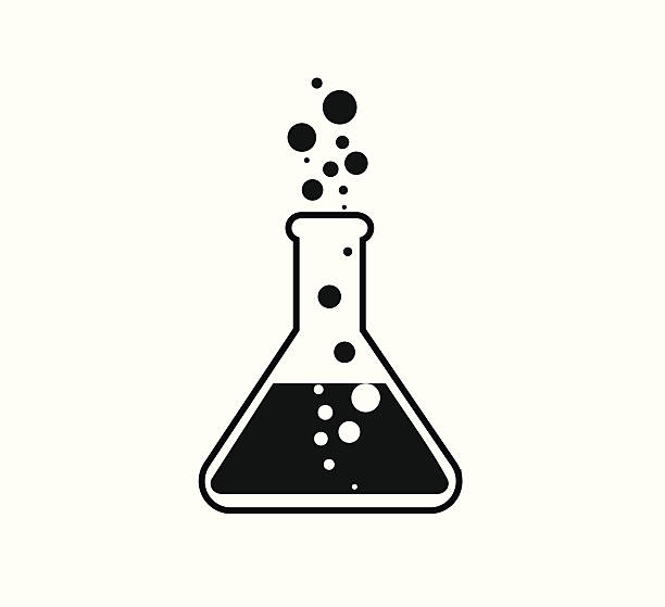 laboratory glass Vector of laboratory glass. chemistry beaker stock illustrations