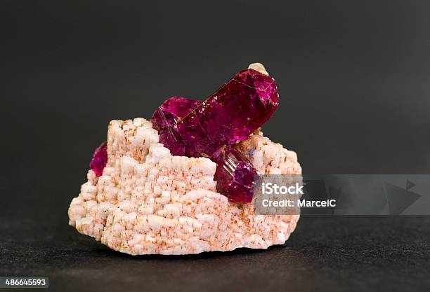 Museum Mineral Series Elbaite From Madagascar 23cm Across Stock Photo - Download Image Now