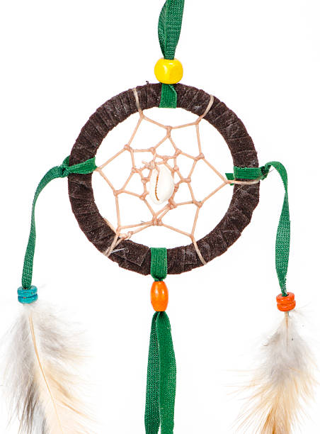 istock Native american indian dreamcatcher over white background 486645595