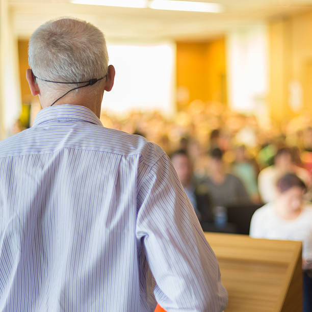 istock Speaker at Business Conference and Presentation. 486646106