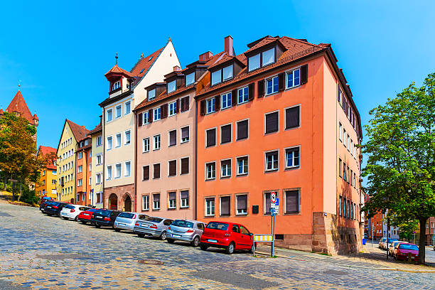 istock Street with extreme slope in Nurnberg, Germany 486646480