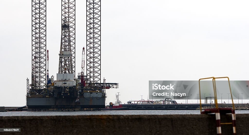 Óleo Jack Up Waterbreak - Royalty-free Barco Salva-vidas Foto de stock