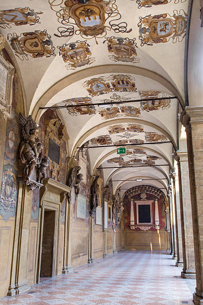 istock Bologna - External atrium of Archiginnasio 486648435