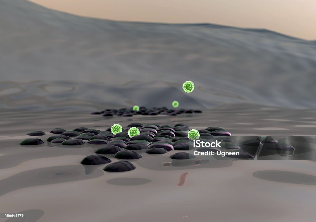 Beta Zellen, Makrophage - Lizenzfrei Abstrakt Stock-Foto