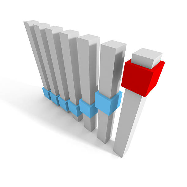 istock Abstract Business Bar Blocks Chart Diagram 486648996