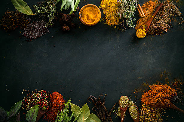 Spices Spices and herbs. Variety of spices and mediterranean herbs. Food background spice stock pictures, royalty-free photos & images