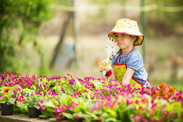 istock Little girl in the garden 486651449