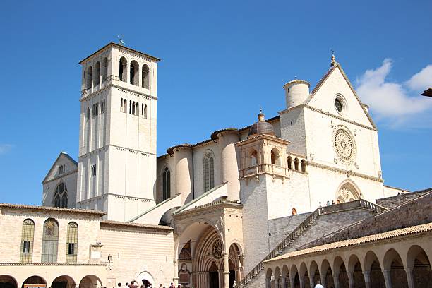 istock assisi - basilica of saint francisco d'assisi 486651452